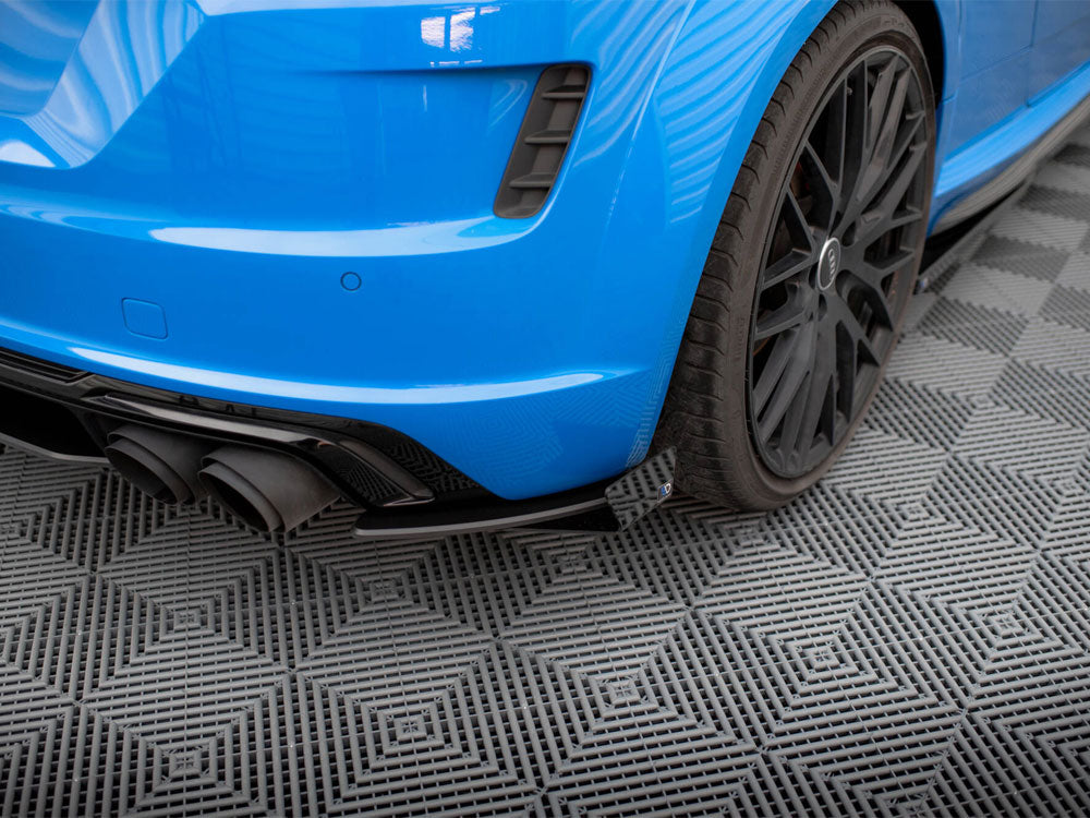 Street Pro Rear Side Splitters + Flaps compatible with Audi TT S 8S Facelift