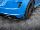 Street Pro Rear Side Splitters + Flaps compatible with Audi TT S 8S Facelift