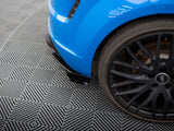 Street Pro Rear Side Splitters + Flaps compatible with Audi TT S 8S Facelift
