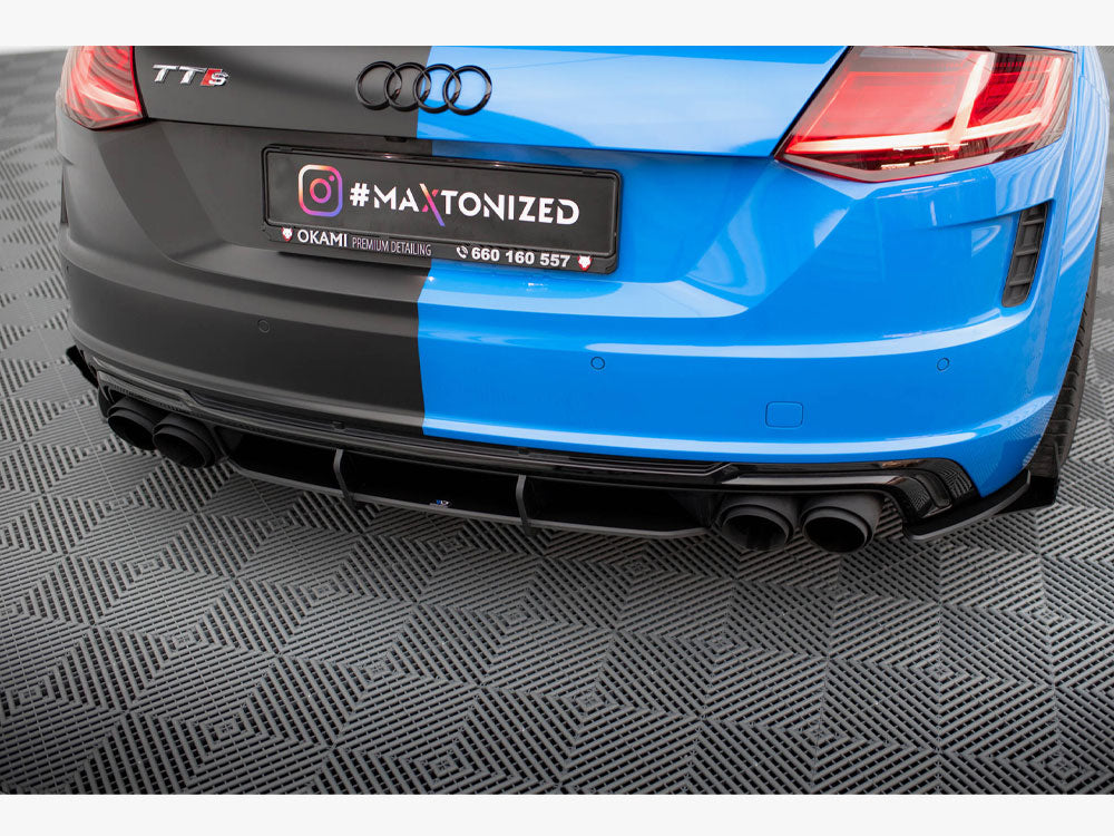 Street PRO Rear Diffuser compatible with Audi TT S 8S Facelift
