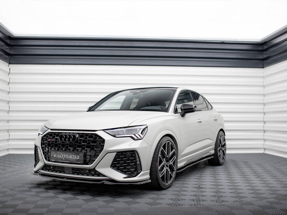 Front Splitter V.1 compatible with Audi RS Q3 Sportback / SUV F3