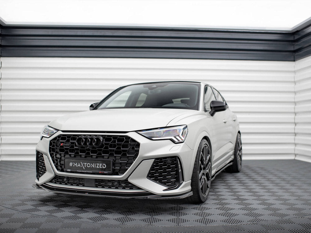 Front Splitter V.2 compatible with Audi RS Q3 Sportback / SUV F3