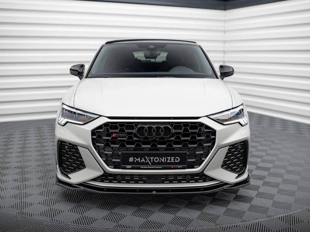 Front Splitter V.2 compatible with Audi RS Q3 Sportback / SUV F3