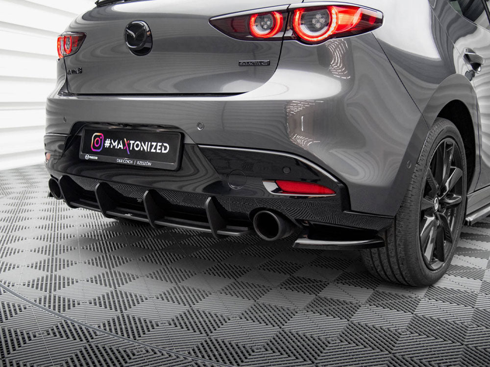 Street PRO Rear Diffuser compatible with Mazda3 Mk4