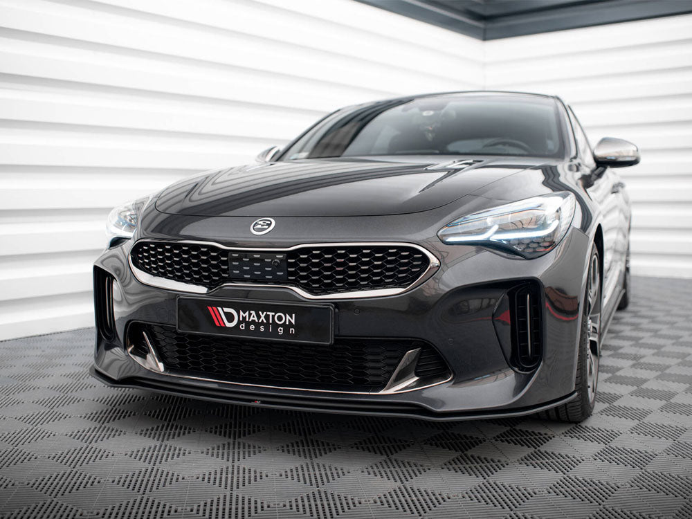 Street PRO Front Splitter compatible with Kia Stinger GT / GT-Line / Standard Mk1