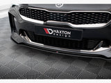 Street PRO Front Splitter compatible with Kia Stinger GT / GT-Line / Standard Mk1
