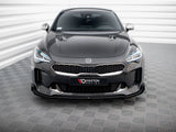 Street PRO Front Splitter + Flaps compatible with Kia Stinger GT / GT-Line / Standard Mk1