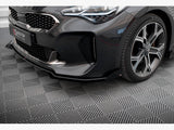 Street PRO Front Splitter + Flaps compatible with Kia Stinger GT / GT-Line / Standard Mk1