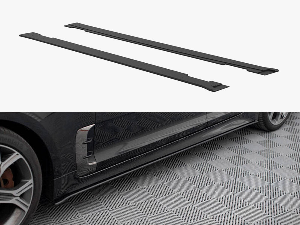 Street PRO Side Skirts Diffusers compatible with Kia Stinger GT / GT-Line / Standard Mk1