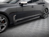 Street PRO Side Skirts Diffusers + Flaps compatible with Kia Stinger GT / GT-Line / Standard Mk1