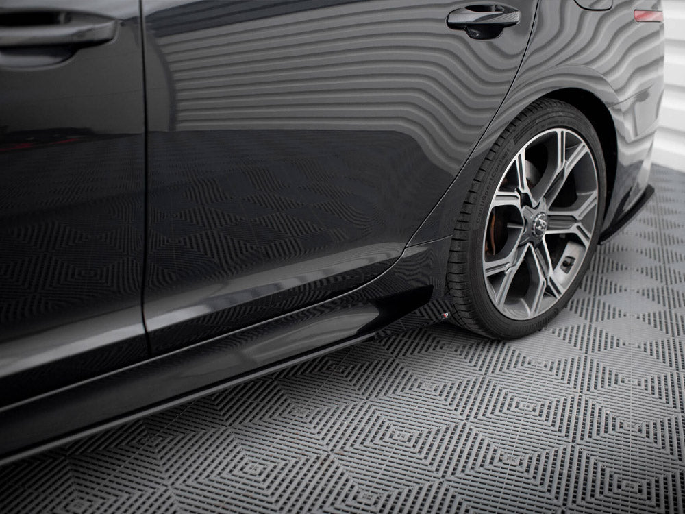 Street PRO Side Skirts Diffusers + Flaps compatible with Kia Stinger GT / GT-Line / Standard Mk1