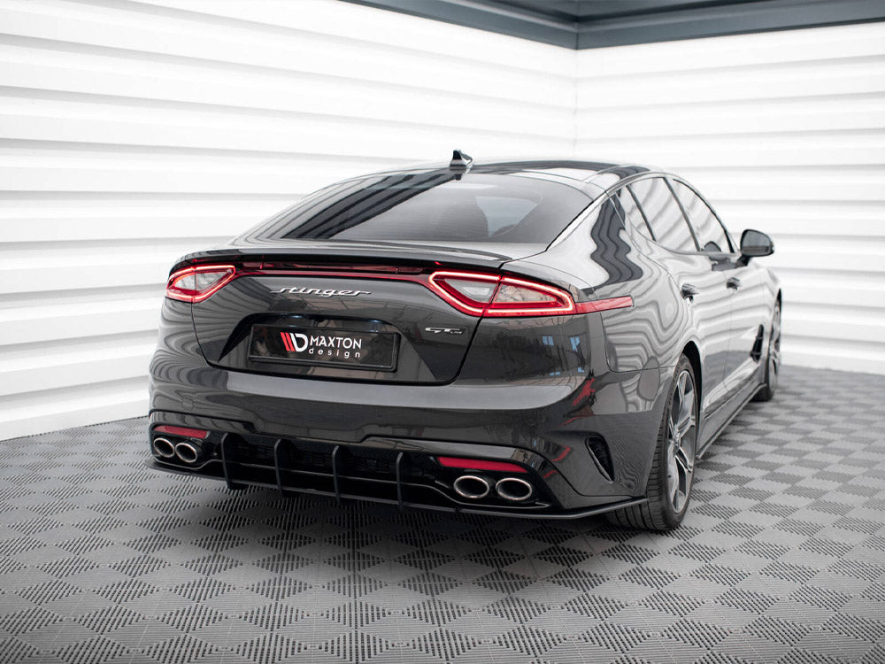 Street Pro Rear Side Splitters compatible with Kia Stinger GT / GT-Line Mk1
