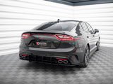 Street Pro Rear Side Splitters compatible with Kia Stinger GT / GT-Line Mk1