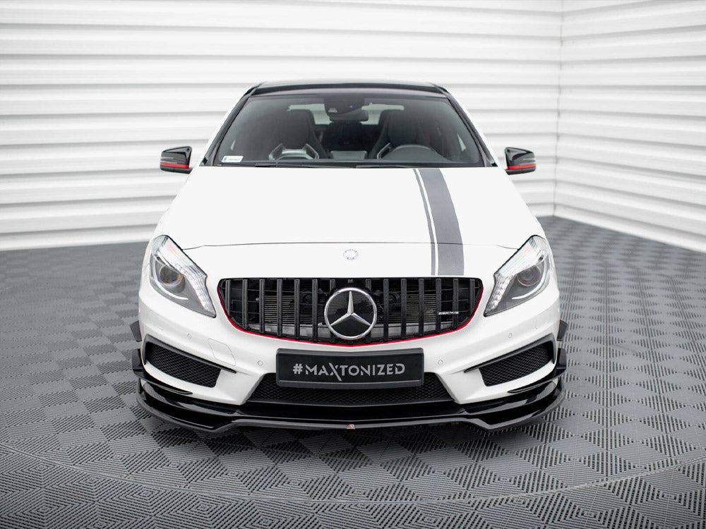 Front Splitter V.4 compatible with Mercedes-Benz A45 AMG W176