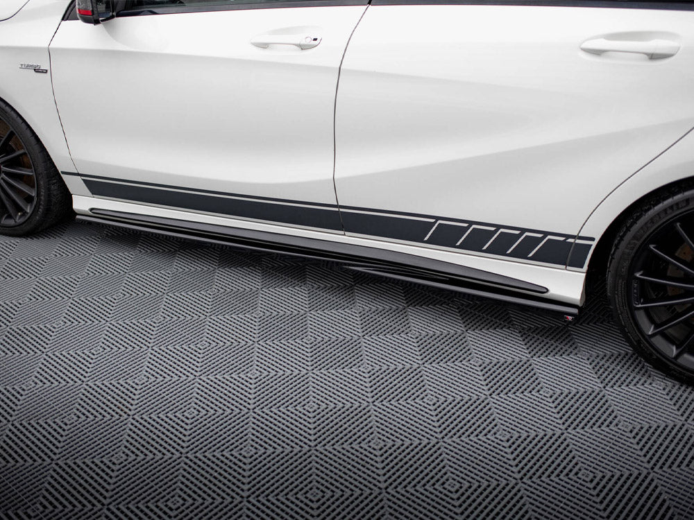 Side Skirts Diffusers compatible with Mercedes-Benz A45 AMG W176