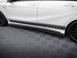 Side Skirts Diffusers compatible with Mercedes-Benz A45 AMG W176