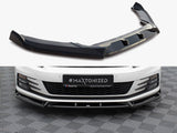 Front Splitter V.2 compatible with Volkswagen Scirocco Mk3 Facelift