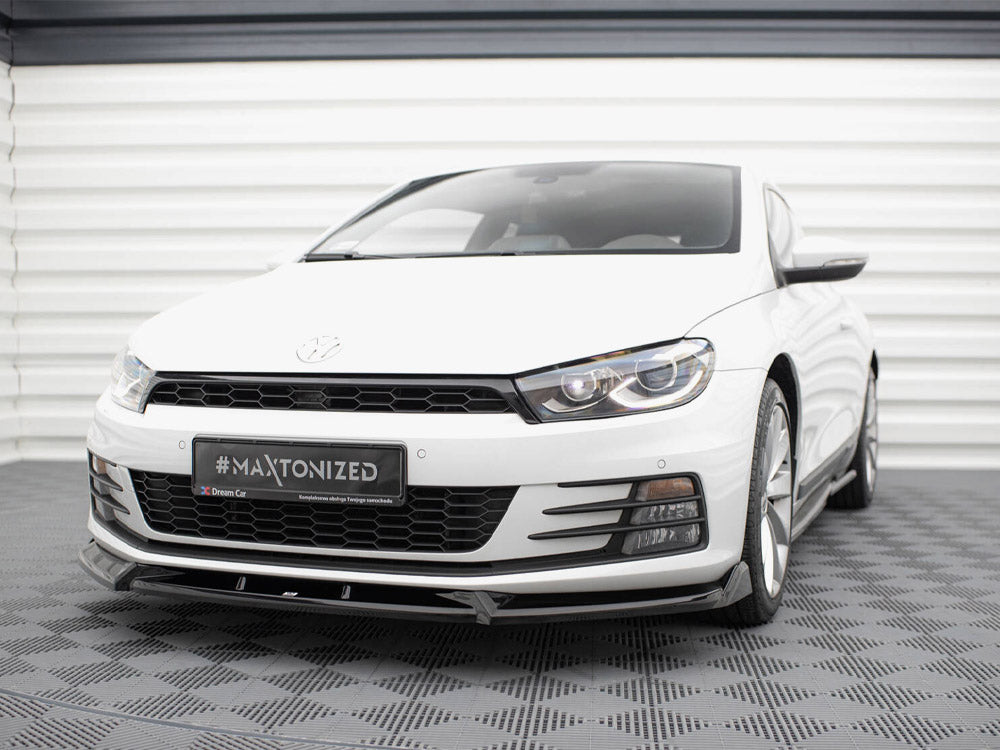 Front Splitter V.2 compatible with Volkswagen Scirocco Mk3 Facelift