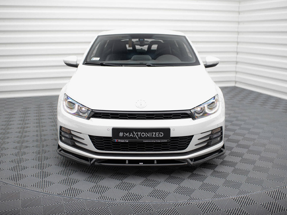 Front Splitter V.2 compatible with Volkswagen Scirocco Mk3 Facelift