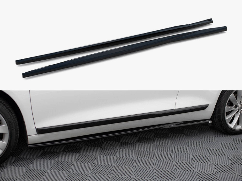 Side Skirts Diffusers compatible with Volkswagen Scirocco Mk3 Facelift