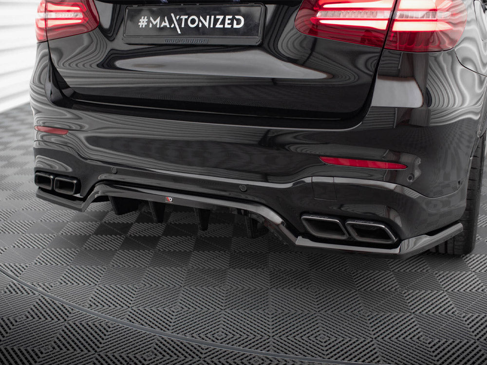 Rear Splitter (Vertical Bars) V.1 compatible with Mercedes-AMG GLC 63 SUV X253