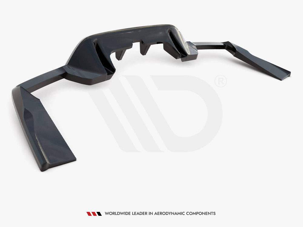 Rear Splitter (Vertical Bars) V.1 compatible with Mercedes-AMG GLC 63 SUV X253