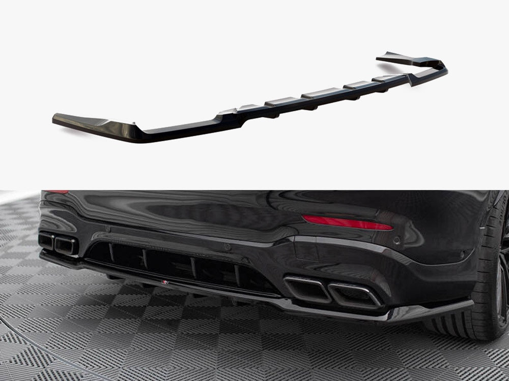 Rear Splitter (Vertical Bars) V.2 compatible with Mercedes-AMG GLC 63 SUV X253