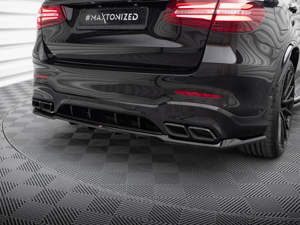 Rear Splitter (Vertical Bars) V.2 compatible with Mercedes-AMG GLC 63 SUV X253