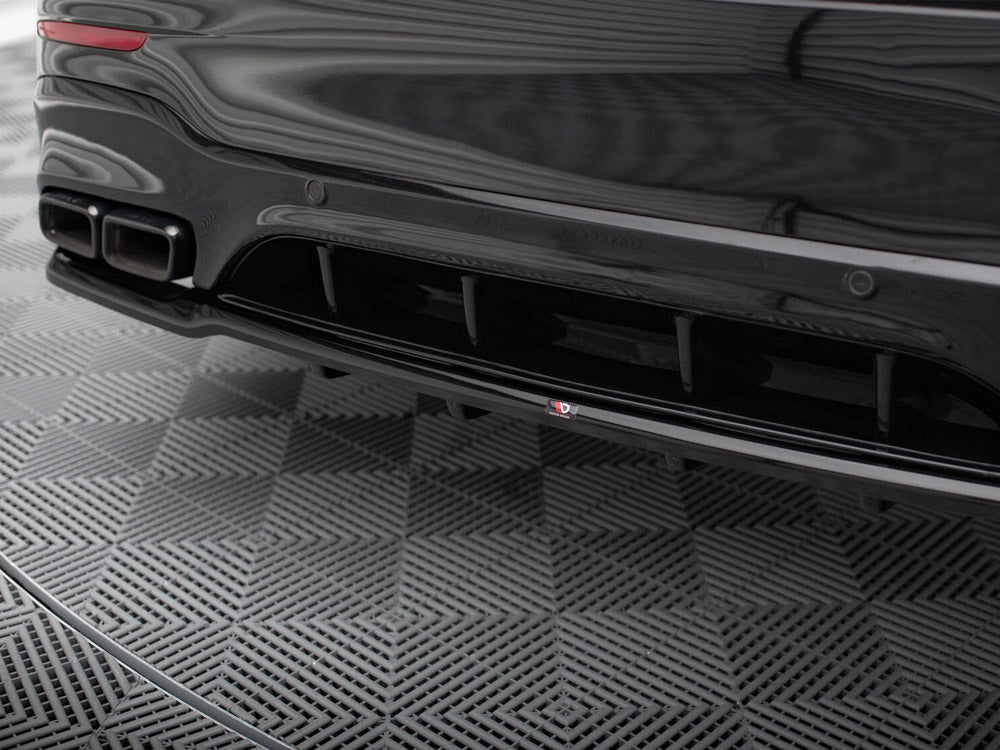 Rear Splitter (Vertical Bars) V.2 compatible with Mercedes-AMG GLC 63 SUV X253