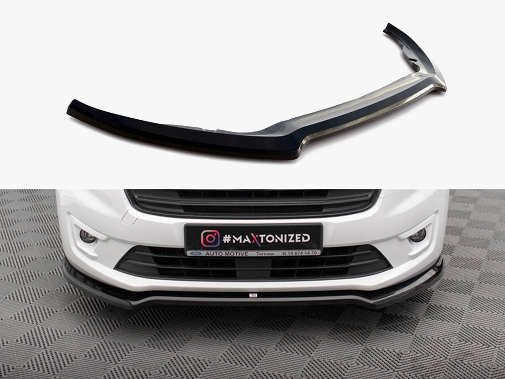 Front Splitter V.1 compatible with Ford Transit Connect Mk2 Facelift