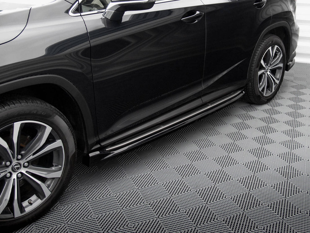Side Skirts Diffusers compatible with Lexus RX Mk4 Facelift
