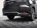Central Rear Splitter (Vertical Bars) compatible with Lexus RX Mk4 Facelift