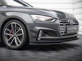 Front Bumper Wings (Canards) compatible with Audi S5 / A5 S Line Coupe / Sportback F5
