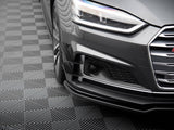 Front Bumper Wings (Canards) compatible with Audi S5 / A5 S Line Coupe / Sportback F5