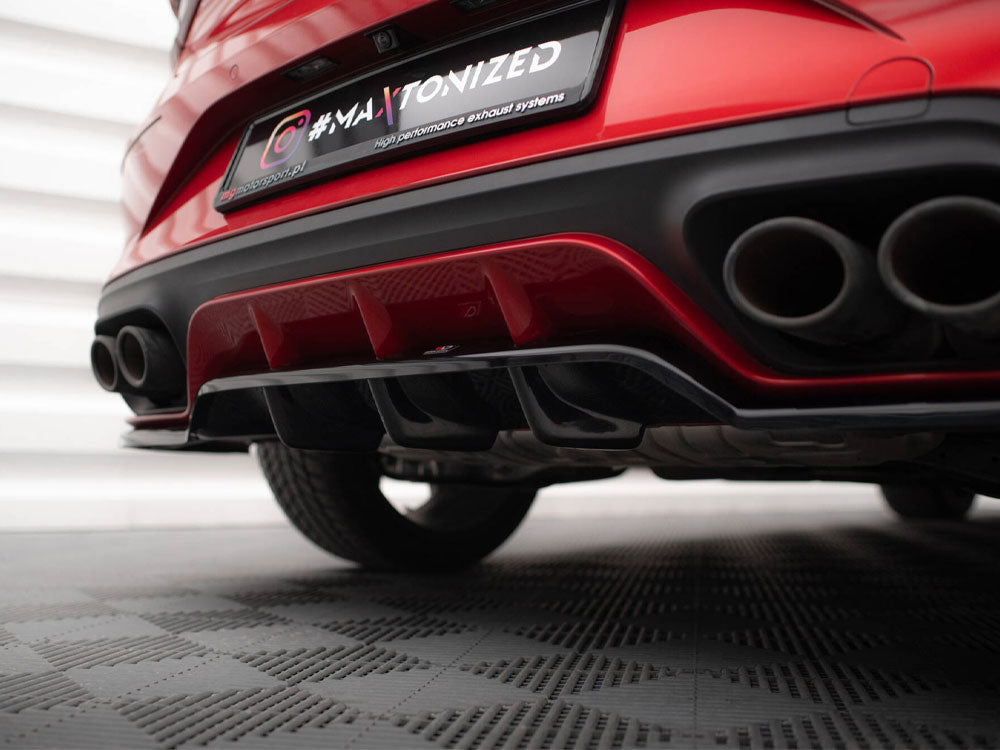 Rear Splitter (Vertical Bars) compatible with CUPRA Leon Hatchback Mk1