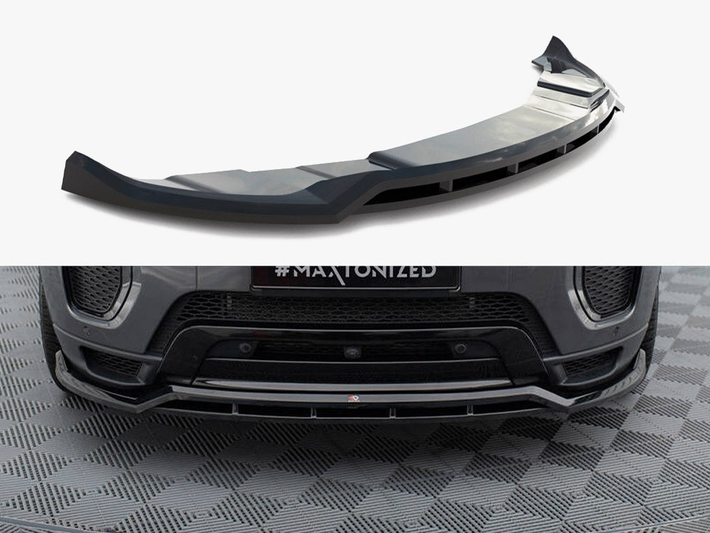 Front Splitter compatible with Land Rover Range Rover Evoque HSE Dynamic Mk1 Facelift