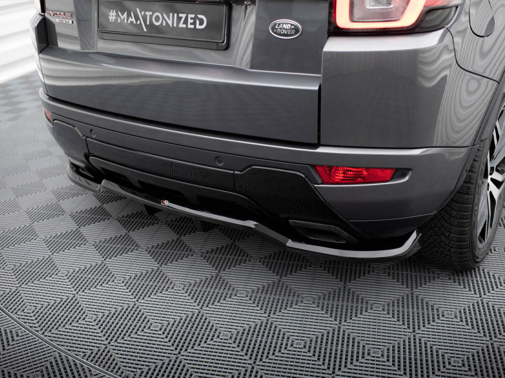 Rear Splitter (Vertical Bars) compatible with Land Rover Range Rover Evoque HSE Dynamic Mk1 Facelift