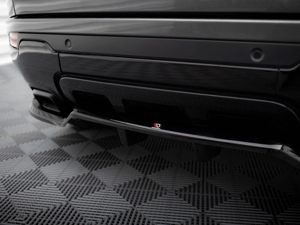 Rear Splitter (Vertical Bars) compatible with Land Rover Range Rover Evoque HSE Dynamic Mk1 Facelift