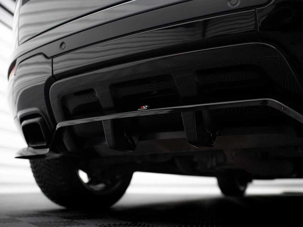 Rear Splitter (Vertical Bars) compatible with Land Rover Range Rover Evoque HSE Dynamic Mk1 Facelift
