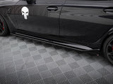 Side Skirts Diffusers V.3 CSL Look compatible with BMW M3 Sedan / Touring G80 / G81