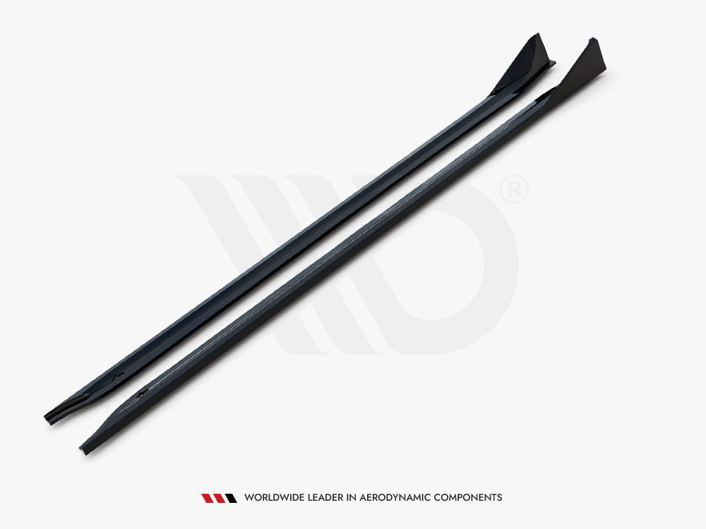 Side Skirts Diffusers V.3 CSL Look compatible with BMW M3 Sedan / Touring G80 / G81