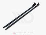 Side Skirts Diffusers V.3 CSL Look compatible with BMW M3 Sedan / Touring G80 / G81
