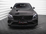 Front Splitter compatible with Mercedes-Benz GLC Coupe AMG Line / 43 AMG C253
