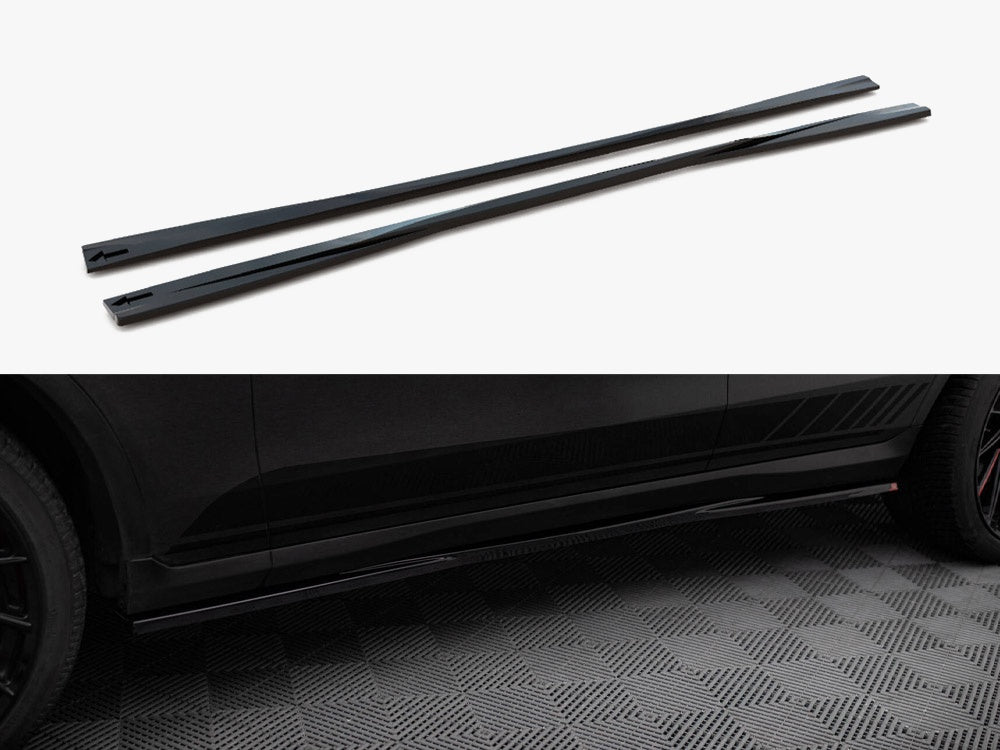 Side Skirts Diffusers V.2 compatible with Mercedes-Benz GLC Coupe AMG Line C253