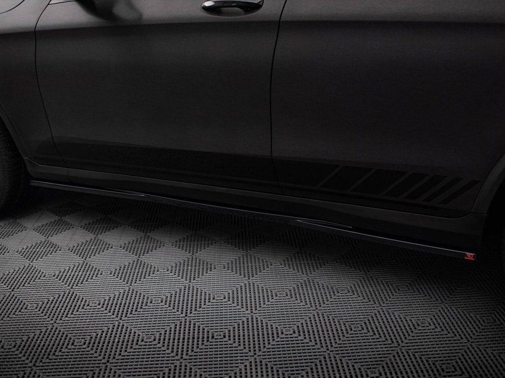 Side Skirts Diffusers V.2 compatible with Mercedes-Benz GLC Coupe AMG Line C253