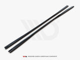 Side Skirts Diffusers V.2 compatible with Mercedes-Benz GLC Coupe AMG Line C253