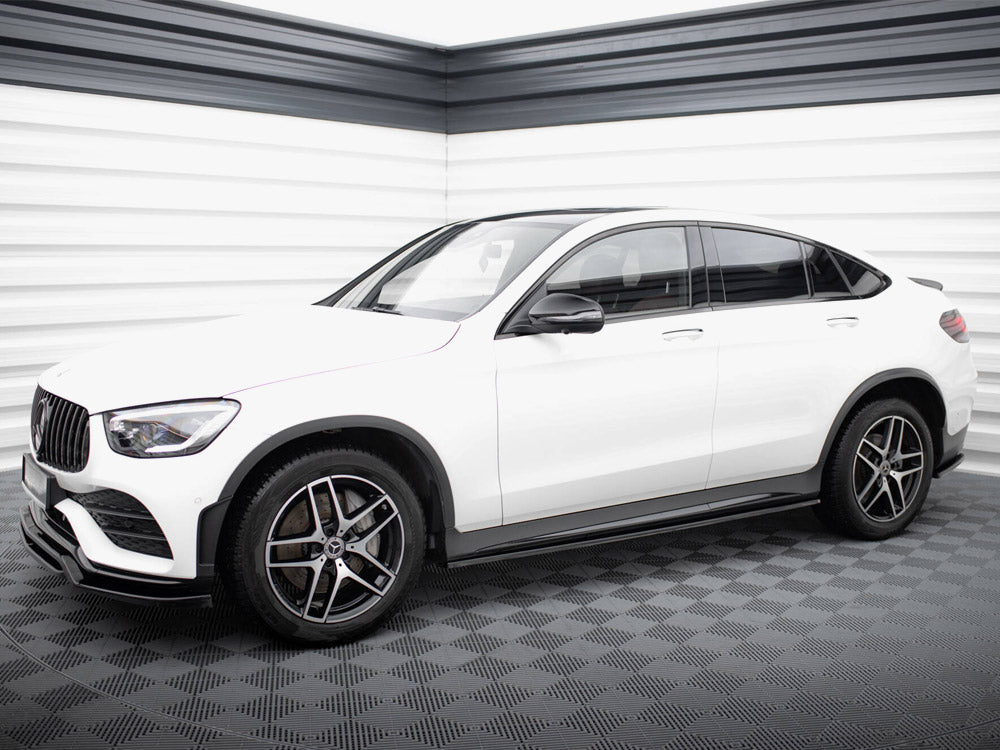 Side Skirts Diffusers V.3 compatible with Mercedes-Benz GLC Coupe AMG Line C253