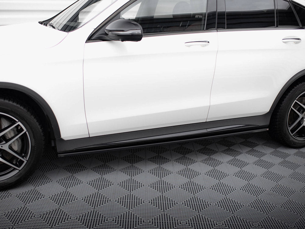 Side Skirts Diffusers V.3 compatible with Mercedes-Benz GLC Coupe AMG Line C253