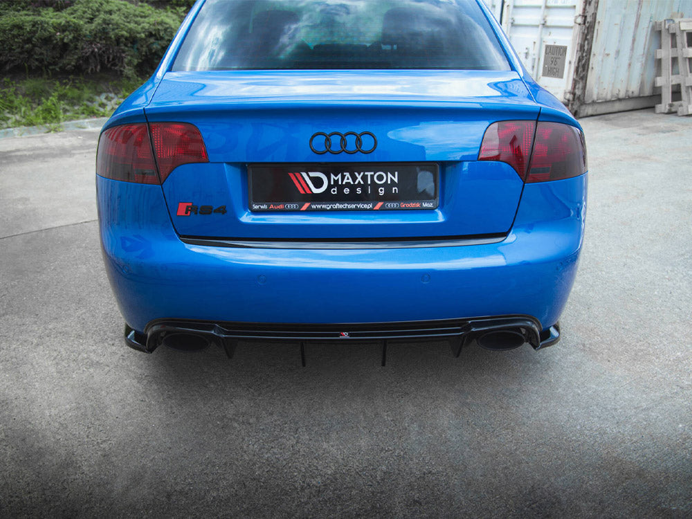 Rear Side Splitters V.2 compatible with Audi RS 4 Sedan B7