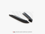 Rear Side Splitters V.2 compatible with Audi RS 4 Sedan B7 - Carbon Look